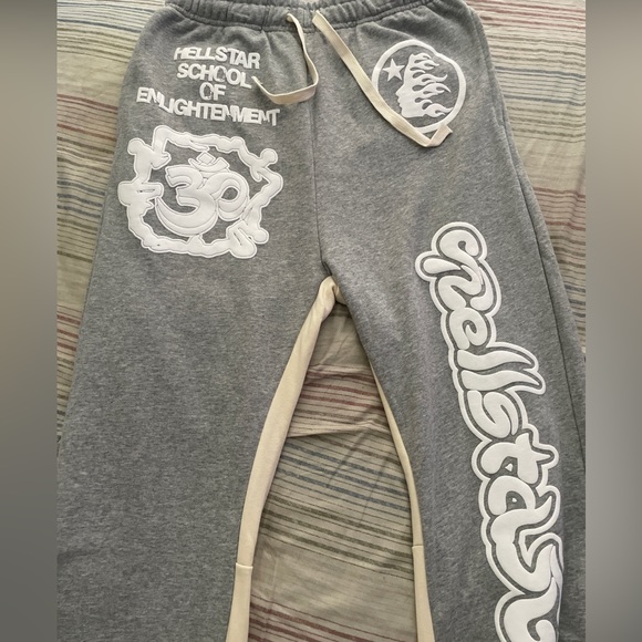 Hellstar Grey Flared Sweats
